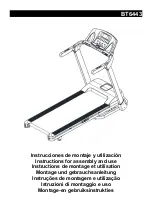 Preview for 1 page of BH FITNESS BT6443 Instructions For Assembly And Use