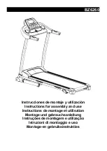 Preview for 1 page of BH FITNESS BZ6260 Instructions For Assembly And Use