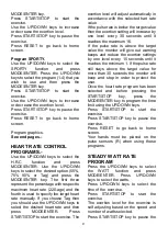 Preview for 9 page of BH FITNESS EasyFlex G852 Manual