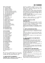 Предварительный просмотр 13 страницы BH FITNESS EC1000BM Instructions For Assembly And Use