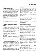 Предварительный просмотр 21 страницы BH FITNESS EC1000BM Instructions For Assembly And Use