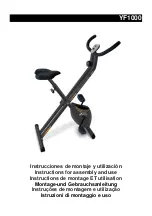 BH FITNESS Evo B 1000 YF1000 Instructions For Assembly And Use preview