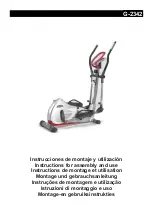 BH FITNESS G-2342 Instructions For Assembly And Use preview