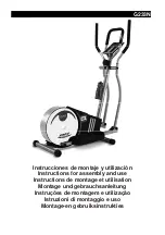 BH FITNESS G233N Instructions For Assembly And Use preview