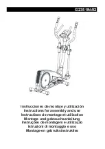 BH FITNESS G2351IN/02 Instructions For Assembly And Use preview