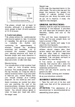 Preview for 15 page of BH FITNESS G2530O Instructions For Assembly And Use