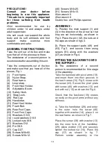 Preview for 13 page of BH FITNESS G410 Instructions For Assembly And Use