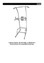 Предварительный просмотр 1 страницы BH FITNESS G540 Instructions For Assembly And Use