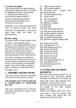 Preview for 13 page of BH FITNESS G540 Instructions For Assembly And Use