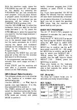 Preview for 11 page of BH FITNESS G6162 Manual