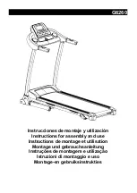 Preview for 1 page of BH FITNESS G6260 Instructions For Assembly And Use