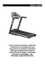 Preview for 1 page of BH FITNESS G6414 Instructions For Assembly And Use