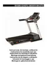 Preview for 1 page of BH FITNESS G6427TU Instructions For Assembly And Use