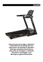 BH FITNESS G6496FB Instructions For Assembly And Use preview