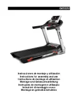 BH FITNESS G6522U Instructions For Assembly And Use preview