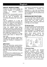 Preview for 15 page of BH FITNESS G855 Instructions For Assembly And Use