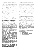 Preview for 18 page of BH FITNESS G855 Instructions For Assembly And Use