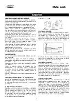 Preview for 6 page of BH FITNESS G866 Instructions For Assembly And Use