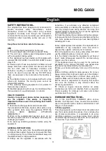 Предварительный просмотр 11 страницы BH FITNESS G868i Instructions For Assembly And Use