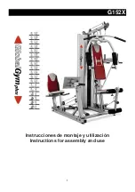 Preview for 1 page of BH FITNESS GlobalGym plus G152X Instructions For Assembly And Use