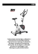 BH FITNESS H267 Instructions For Assembly And Use preview