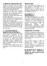 Preview for 7 page of BH FITNESS H674B Instructions For Assembly And Use