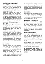 Preview for 17 page of BH FITNESS H8705 Instructions For Assembly And Use