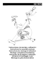 Preview for 1 page of BH FITNESS H9178FD Instructions For Assembly And Use