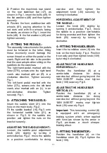 Preview for 11 page of BH FITNESS H9355 Instructions For Assembly And Use