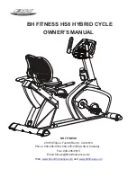 Предварительный просмотр 1 страницы BH FITNESS HS8 - Owner'S Manual