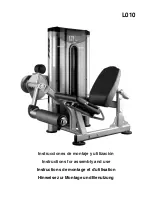 BH FITNESS L010 Instructions For Assembly And Use preview