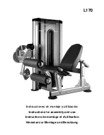 Предварительный просмотр 1 страницы BH FITNESS L170 Instructions For Assembly And Use