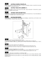 Preview for 9 page of BH FITNESS L290 Instructions For Assembly And Use