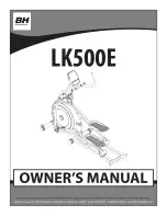 Preview for 1 page of BH FITNESS LK500E Owner'S Manual