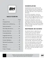 Preview for 2 page of BH FITNESS LK500Ti Owner'S Manual