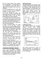 Preview for 29 page of BH FITNESS Nevada plus G119X Instructions For Assembly And Use