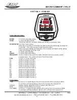 Preview for 19 page of BH FITNESS RS8 - Owner'S Manual