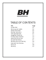 Preview for 2 page of BH FITNESS S1Xi Owner'S Manual