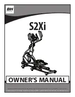 Preview for 1 page of BH FITNESS S2Xi Owner'S Manual