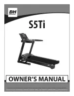 BH FITNESS S5Ti Owner'S Manual preview