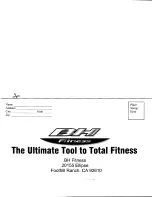 Preview for 42 page of BH FITNESS SK-9000 Owner'S Manual