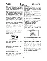 Preview for 6 page of BH FITNESS SK Line G790 Instructions For Assembly And Use