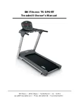 Предварительный просмотр 1 страницы BH FITNESS T6 Sport Owner'S Manual