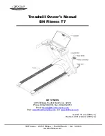 BH FITNESS T7 Owner'S Manual preview