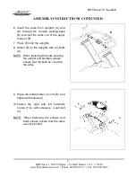 Предварительный просмотр 9 страницы BH FITNESS T9 Owner'S Manual