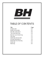 Preview for 2 page of BH FITNESS TS200i Owner'S Manual