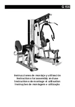 Preview for 1 page of BH FITNESS TTPro G156 Instructions For Assembly And Use