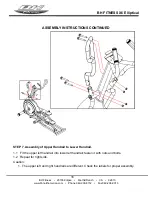 Preview for 17 page of BH FITNESS X6 ELLIPTICAL Owner'S Manual