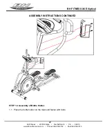 Preview for 23 page of BH FITNESS X6 ELLIPTICAL Owner'S Manual