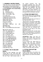 Preview for 15 page of BH FITNESS YF961 Instructions For Assembly And Use